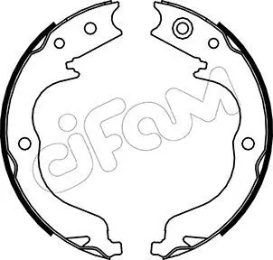 Handler.Part Brake shoe set, parking brake CIFAM 153268 1