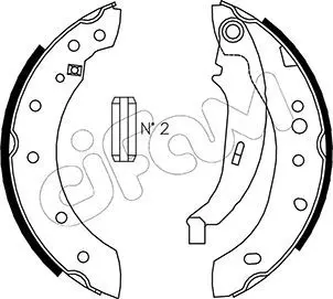 Handler.Part Brake shoe set CIFAM 153332 1