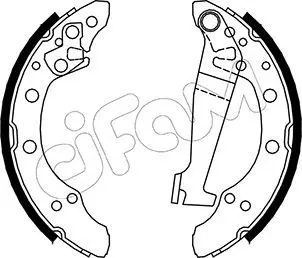 Handler.Part Brake shoe set CIFAM 153462 1