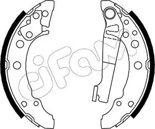 Handler.Part Brake shoe set CIFAM 153465 1