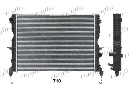 Handler.Part Radiator, engine cooling FRIGAIR 01013049 1