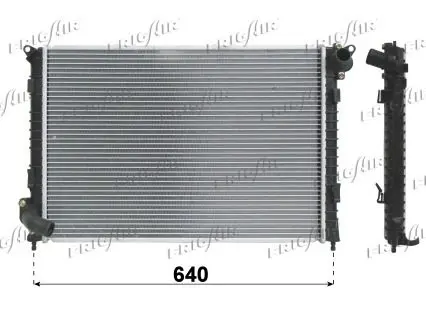 Handler.Part Radiator, engine cooling FRIGAIR 01023122 1