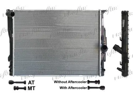 Handler.Part Radiator, engine cooling FRIGAIR 01023126 1