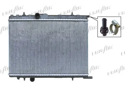 Handler.Part Radiator, engine cooling FRIGAIR 01033057 1