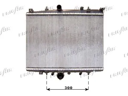 Handler.Part Radiator, engine cooling FRIGAIR 01033096 1