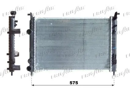 Handler.Part Radiator, engine cooling FRIGAIR 01043045 1