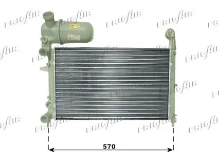 Handler.Part Radiator, engine cooling FRIGAIR 01043073 1