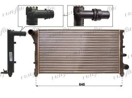 Handler.Part Radiator, engine cooling FRIGAIR 01043118 1