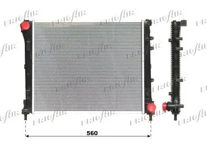 Handler.Part Radiator, engine cooling FRIGAIR 01043134 1