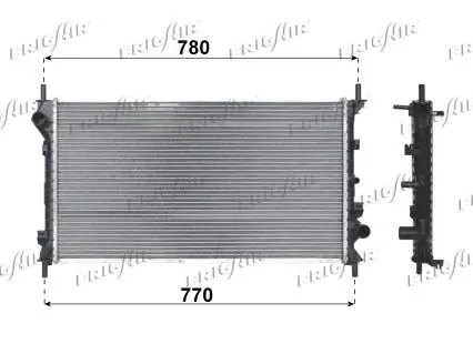 Handler.Part Radiator, engine cooling FRIGAIR 01053101 1