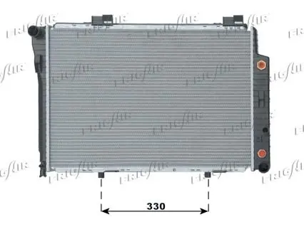 Handler.Part Radiator, engine cooling FRIGAIR 01063054 1