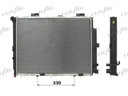 Handler.Part Radiator, engine cooling FRIGAIR 01063075 1