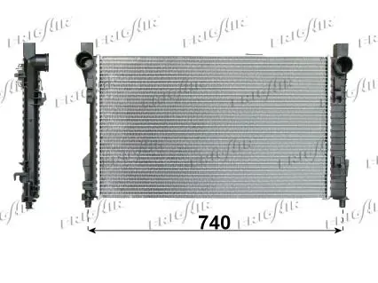 Handler.Part Radiator, engine cooling FRIGAIR 01063086 1