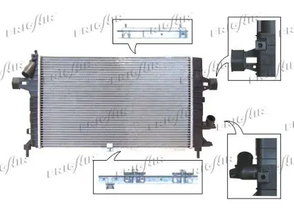 Handler.Part Radiator, engine cooling FRIGAIR 01073090 1