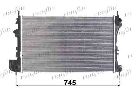 Handler.Part Radiator, engine cooling FRIGAIR 01073113 1