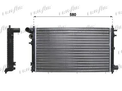 Handler.Part Radiator, engine cooling FRIGAIR 01082069 1