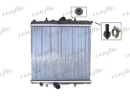 Handler.Part Radiator, engine cooling FRIGAIR 01083034 1