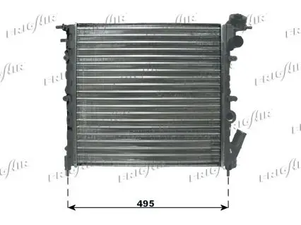 Handler.Part Radiator, engine cooling FRIGAIR 01093056 1