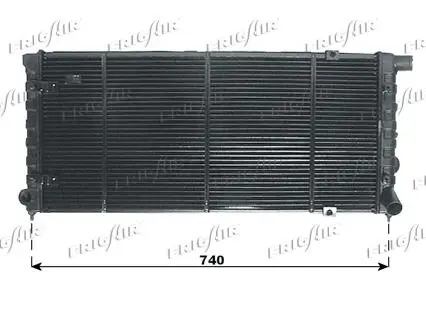 Handler.Part Radiator, engine cooling FRIGAIR 01102093 1