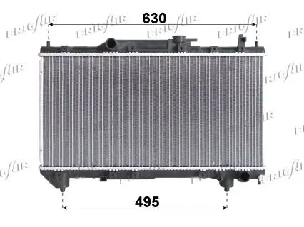 Handler.Part Radiator, engine cooling FRIGAIR 01153126 1