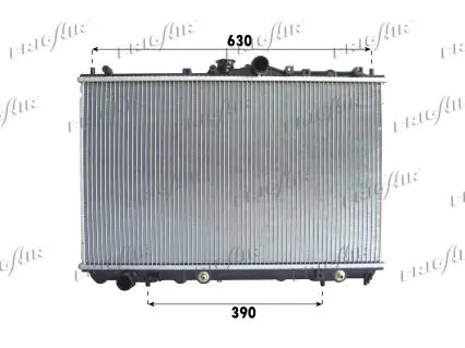 Handler.Part Radiator, engine cooling FRIGAIR 01163026 1