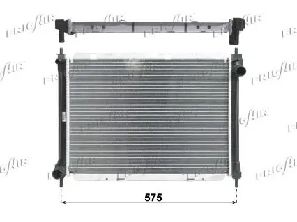 Handler.Part Radiator, engine cooling FRIGAIR 01213027 1