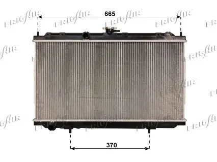 Handler.Part Radiator, engine cooling FRIGAIR 01213053 1