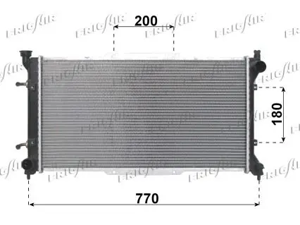 Handler.Part Radiator, engine cooling FRIGAIR 01243001 1