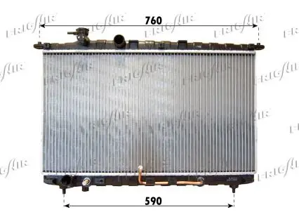 Handler.Part Radiator, engine cooling FRIGAIR 01283094 1