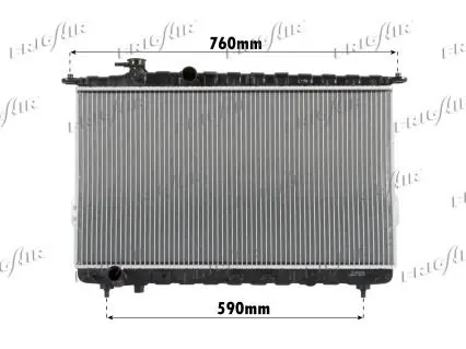 Handler.Part Radiator, engine cooling FRIGAIR 01283095 1