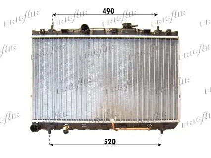 Handler.Part Radiator, engine cooling FRIGAIR 01283100 1