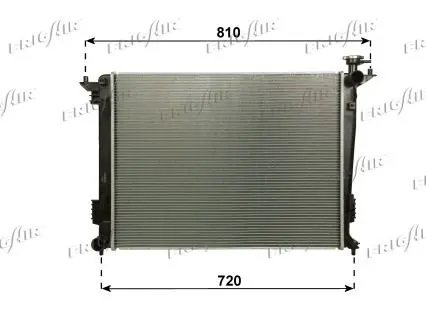 Handler.Part Radiator, engine cooling FRIGAIR 01333042 1