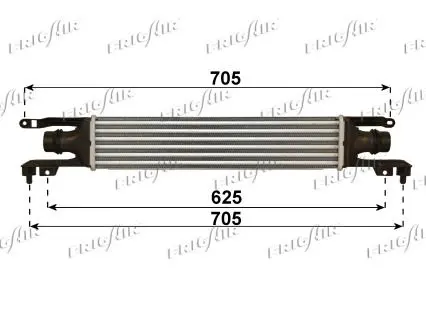 Handler.Part Intercooler, charger FRIGAIR 07073013 1