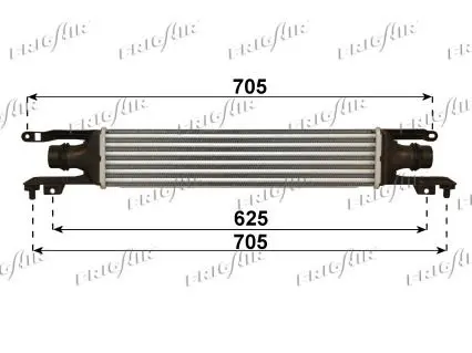 Handler.Part Intercooler, charger FRIGAIR 07073014 1