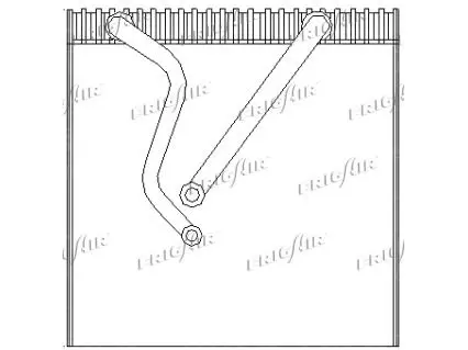 Handler.Part Evaporator, air conditioning FRIGAIR 71030038 1