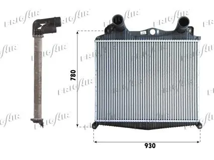 Handler.Part Intercooler, charger FRIGAIR 07373002 1