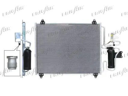 Handler.Part Condenser, air conditioning FRIGAIR 08093024 1