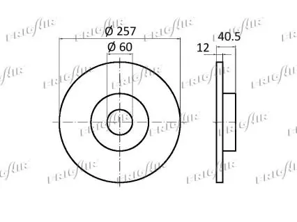 Handler.Part Brake disc FRIGAIR DC04115 2