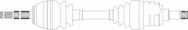 Handler.Part Drive shaft General Ricambi OP3164 1