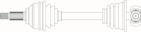 Handler.Part Drive shaft General Ricambi RE3323 1