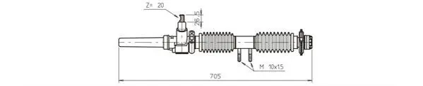 Handler.Part Steering gear General Ricambi AR4003 1