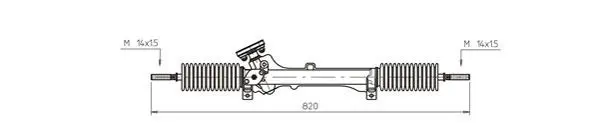 Handler.Part Steering gear General Ricambi CI4015 1