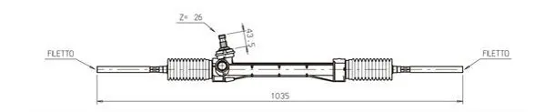 Handler.Part Steering gear General Ricambi CI4042 1