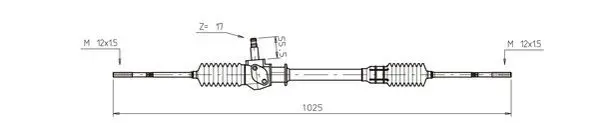 Handler.Part Steering gear General Ricambi FI4016 1