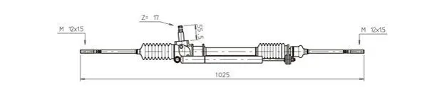 Handler.Part Steering gear General Ricambi FI4022 1