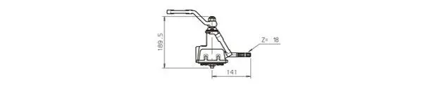 Handler.Part Steering gear General Ricambi FI4029 1