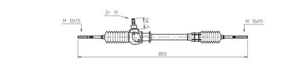 Handler.Part Steering gear General Ricambi FI4072 1