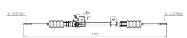 Handler.Part Steering gear General Ricambi FO4021 1