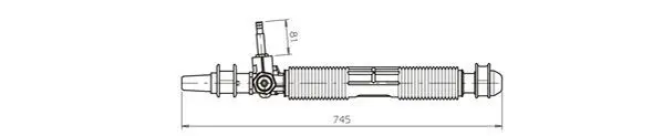 Handler.Part Steering gear General Ricambi OP4036 1