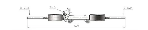 Handler.Part Steering gear General Ricambi PE4002 1